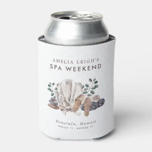 Spa Bachelorette weekend uitnodiging Blikjeskoeler