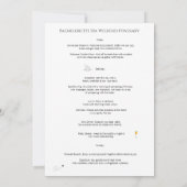 Spa Bachelorette Weekend Vrijgezellenfeest Kaart (Achterkant)