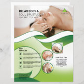 Spa & Beauty Care Salon Flyer (Voorkant / Achterkant)