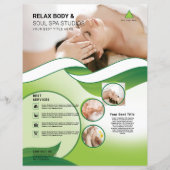 Spa & Beauty Care Salon Flyer (Voorkant)