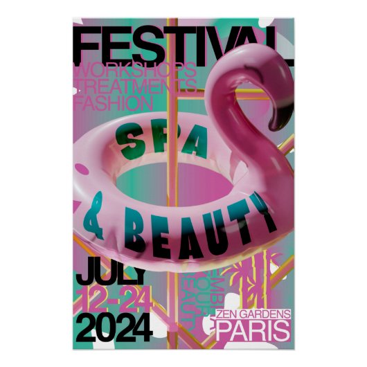 SPA & Beauty Festival Parijs Poster (Voorkant)