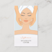Spa Beauty Massage Visitekaartje (Voorkant)