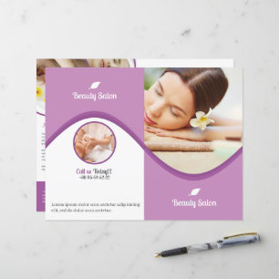 Spa & Beauty Salon Brochure Sjabloon