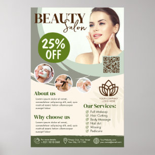 Spa, Beauty Salon - Poster voor bedrijven