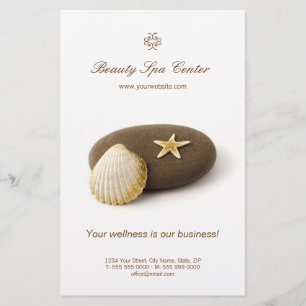 Spa Beauty Salon Thalassotherapie Flyer