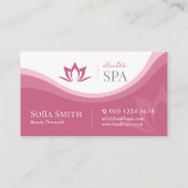 Spa, Beauty Therapist, Body Massage Spa Visitekaartje (Achterkant)
