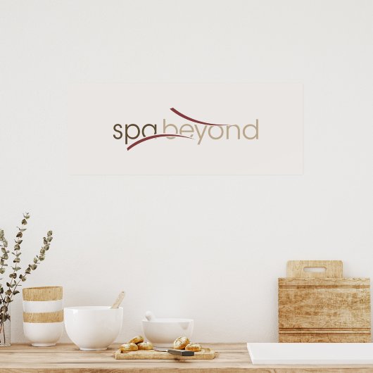 Spa Beyond Logo Poster (Keuken)