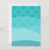 Spa Birthday Invitation for Girls Kaart (Achterkant)