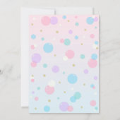 Spa Birthday Invitation Spa Party Kaart (Achterkant)