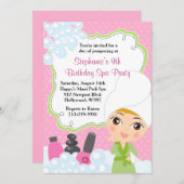Spa Birthday Mani Pedi Kaart (Voorkant / Achterkant)