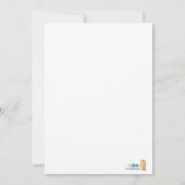 SPA Birthday of Vrijgezellenfeest 5x7 AFRIKAANSE A Kaart (Achterkant)