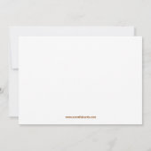 Spa Birthday Party Invitation Kaart (Achterkant)