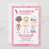 Spa Birthday Party Invitation Kaart (Voorkant)