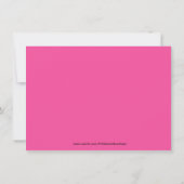 Spa Birthday party Invitations Kaart (Achterkant)