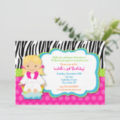 SPA Birthday Party Kaart (Staand voorkant)