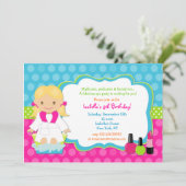 SPA Birthday Party Kaart (Staand voorkant)