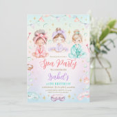 Spa Birthday Party Kaart (Staand voorkant)