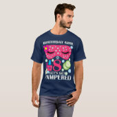 Spa Birthday Party Themed Birthday  Girls Age T-shirt (Voorkant volledig)