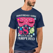 Spa Birthday Party Themed Birthday  Girls Age T-shirt (Voorkant)