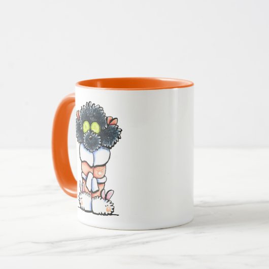 Spa Black Poodle Mok (Voorkant links)