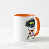 Spa Black Poodle Mok (Voorkant rechts)