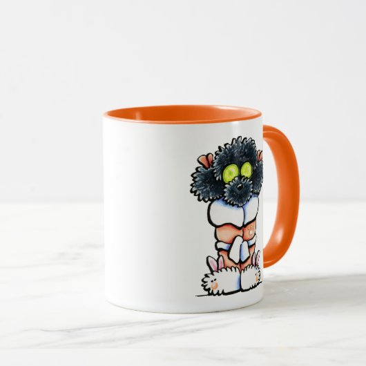 Spa Black Poodle Mok (Voorkant rechts)