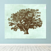 Spa-boom IV Canvas Afdruk (Insitu (Houten vloer))