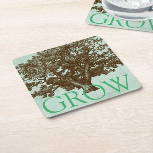 Spa-boom IV Kartonnen Onderzetters (Schuin)