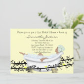 Spa Bride Vrijgezellenfeest nodigt uit Kaart (Staand voorkant)