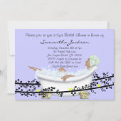 Spa Bride Vrijgezellenfeest nodigt uit Kaart (Voorkant)