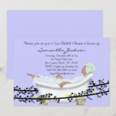 Spa Bride Vrijgezellenfeest nodigt uit Kaart (Voorkant / Achterkant)