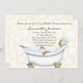 Spa Bride Vrijgezellenfeest nodigt uit Kaart (Voorkant / Achterkant)