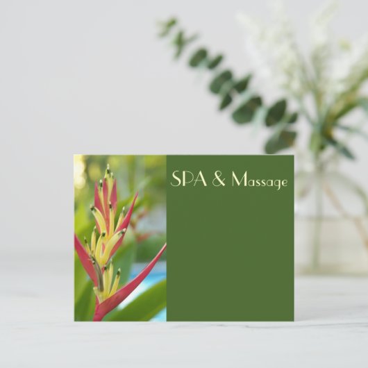 SPA BRIEFKAART (Staand voorkant)