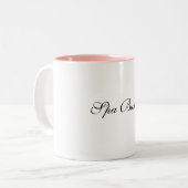 Spa Bunny Tweekleurige Koffiemok (Voorkant links)