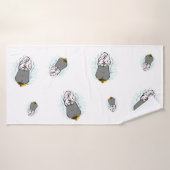 Spa Cat, Bath Towel Badhanddoek (Badhanddoek)