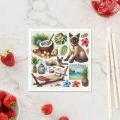 Spa Cat Thema behandeling voor Cat Lovers Servet (Insitu)