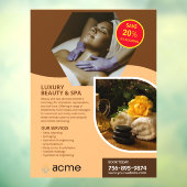 Spa Center Custom Raamsticker (Vel 3)