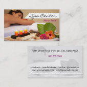 Spa Center & Massage Business card Visitekaartje (Voorkant / Achterkant)