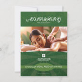 Spa Center Tafel Tentoonstelling Template (Voorkant)