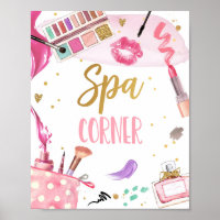 Spa Corner Party Makeup Glamor Girl Birthday Post