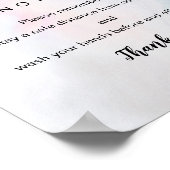 Spa COVID Safety Break Zaal Blauwgroen Zwarte Wate Poster (Hoek)