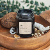 Spa Crème off-white Ingredients Productlabel Vierkante Sticker