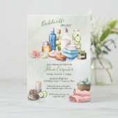 Spa Dag Bachelorette Party Kaart (Staand voorkant)