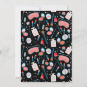 Spa Dag Bruids Bachelorette Schoonheid Make-up CUS Kaart (Achterkant)