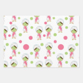 Spa-dag Cute Meisje Inpakpapier Vel Set (Voorkant)