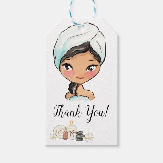 Spa Dag Dank je label Cadeaulabel (Voorkant)