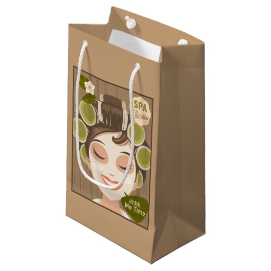 Spa Dag Ik Tijd Cadeaus Klein Cadeauzakje (Voorkant Gekanteld)