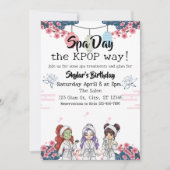 Spa-dag op z'n KPOP verjaardag Kaart (Voorkant)
