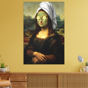 Spa-dag schoonheidsspecialiste canvas afdruk