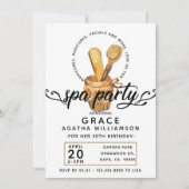 Spa Dag  Verjaardag Kaart (Voorkant)